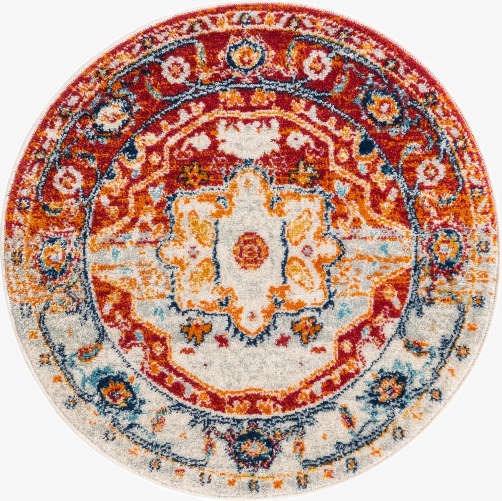 3' x 3' Madeline Vintage Round Rug