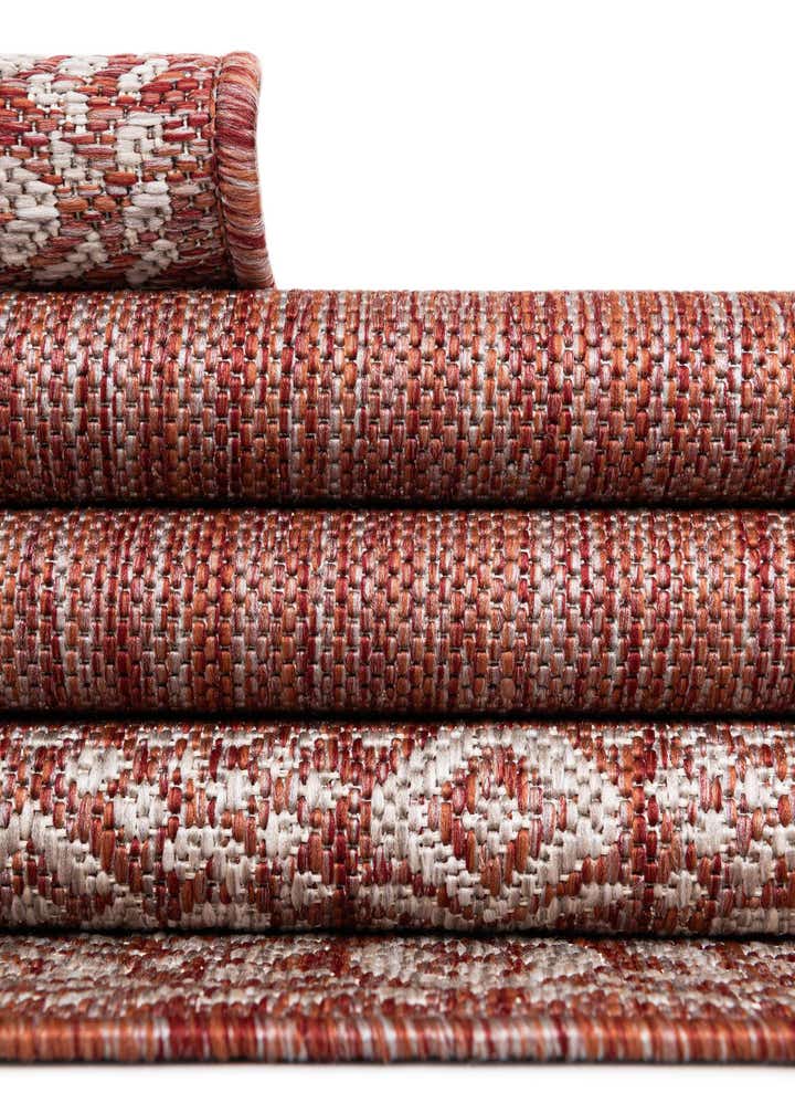 4' x 4' Easy-Clean Border Indoor / Outdoor Round Rug