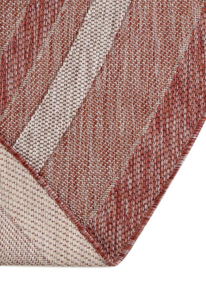 5' 3 x 5' 3 Easy-Clean Border Indoor / Outdoor Round Rug