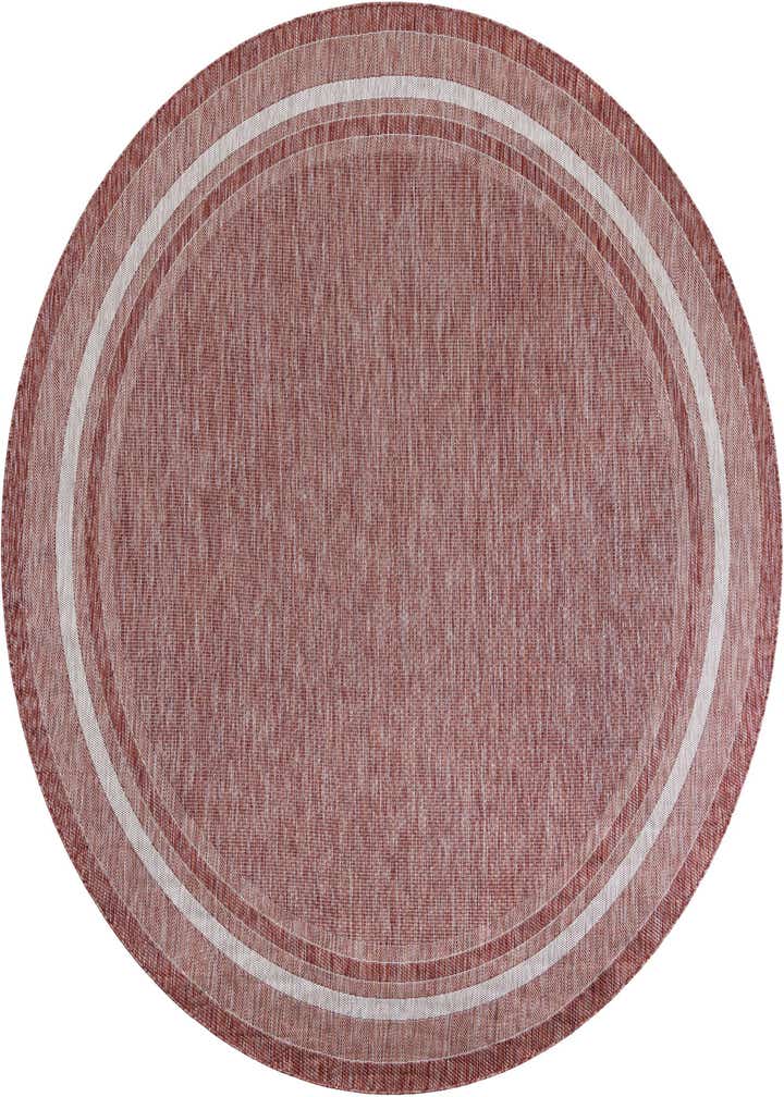 10' x 10' Easy-Clean Border Indoor / Outdoor Round Rug