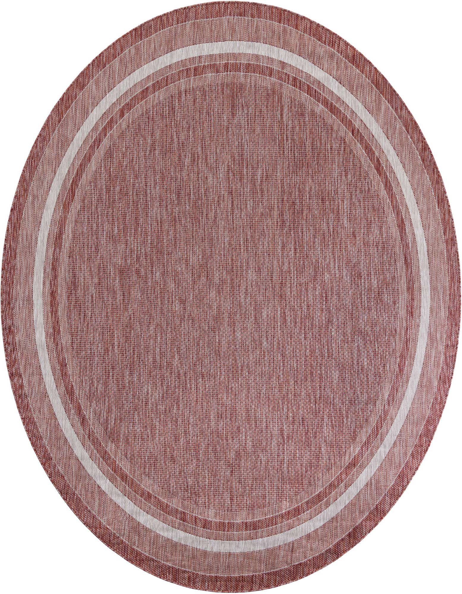 10' x 10' Easy-Clean Border Indoor / Outdoor Round Rug