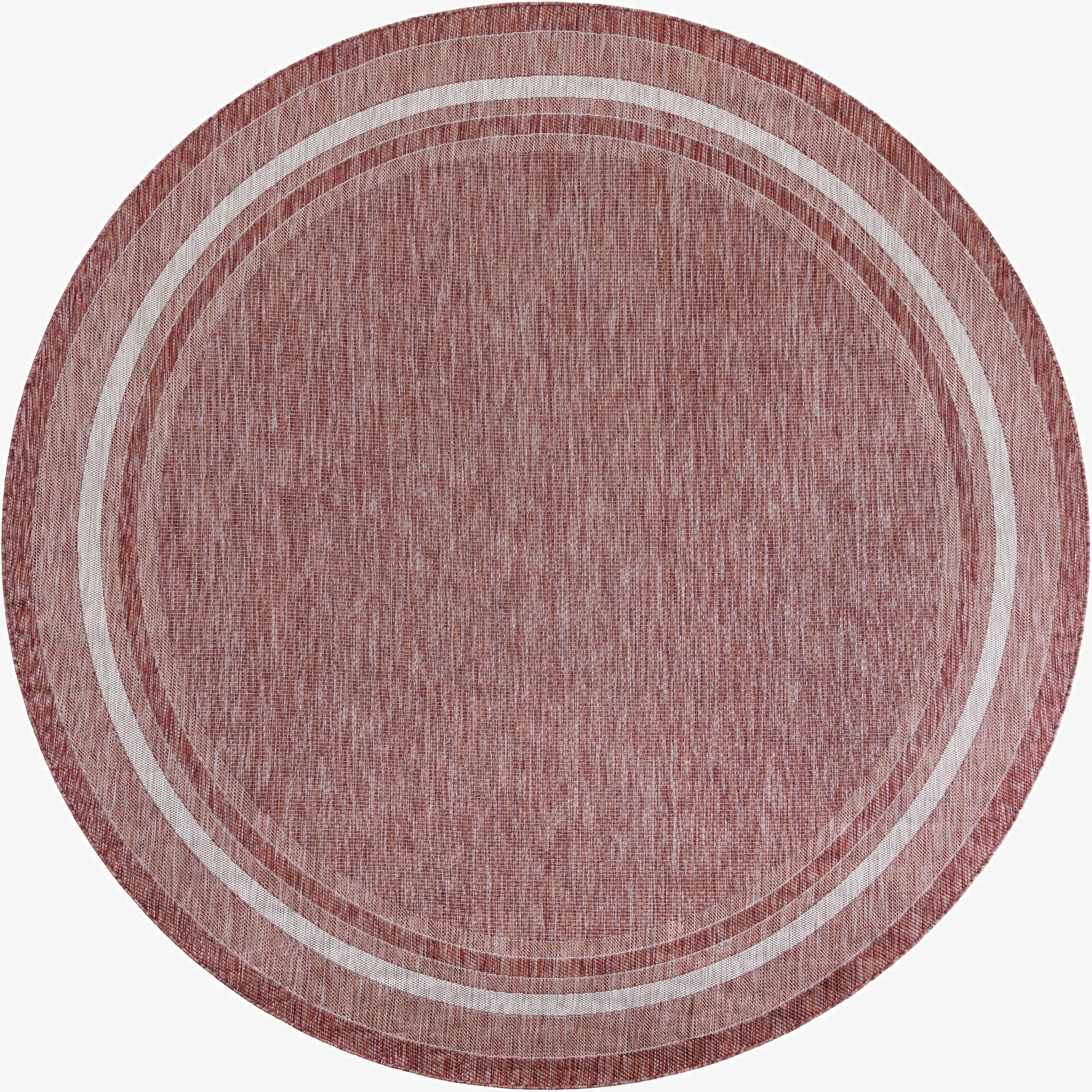 Primary image 10' x 10'  Washable Border Indoor / Outdoor Round Rug
