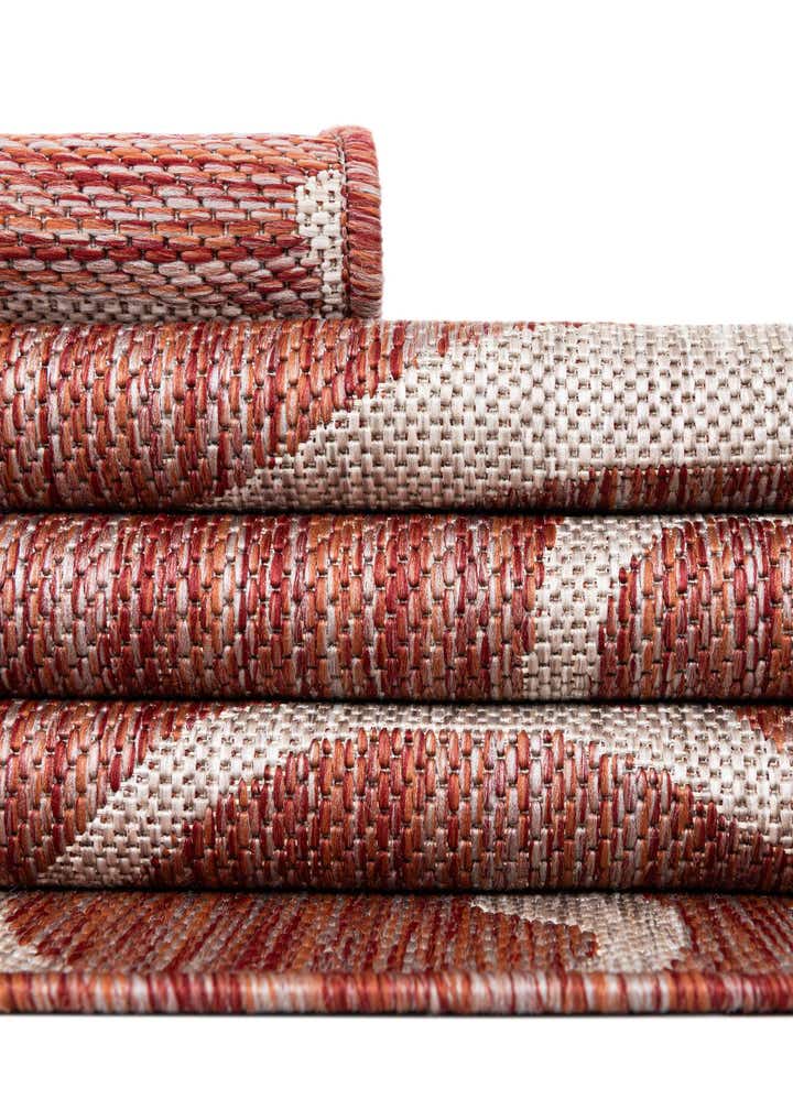 13' x 13' Easy-Clean Botanical Indoor / Outdoor Round Rug