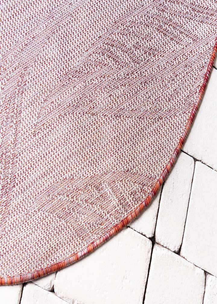 10' 8 x 10' 8 Easy-Clean Botanical Indoor / Outdoor Round Rug