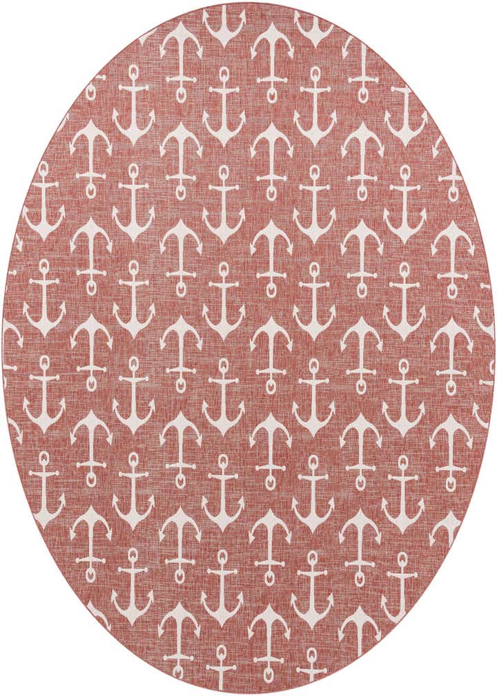 13' x 13' Easy-Clean Coastal Indoor / Outdoor Round Rug