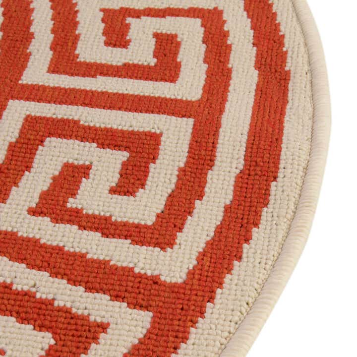 4' x 4' Easy-Clean Coastal Indoor / Outdoor Round Rug