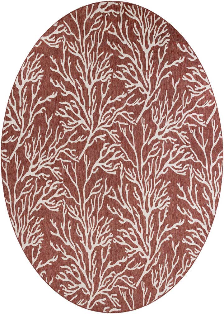 13' x 13' Easy-Clean Coastal Indoor / Outdoor Round Rug