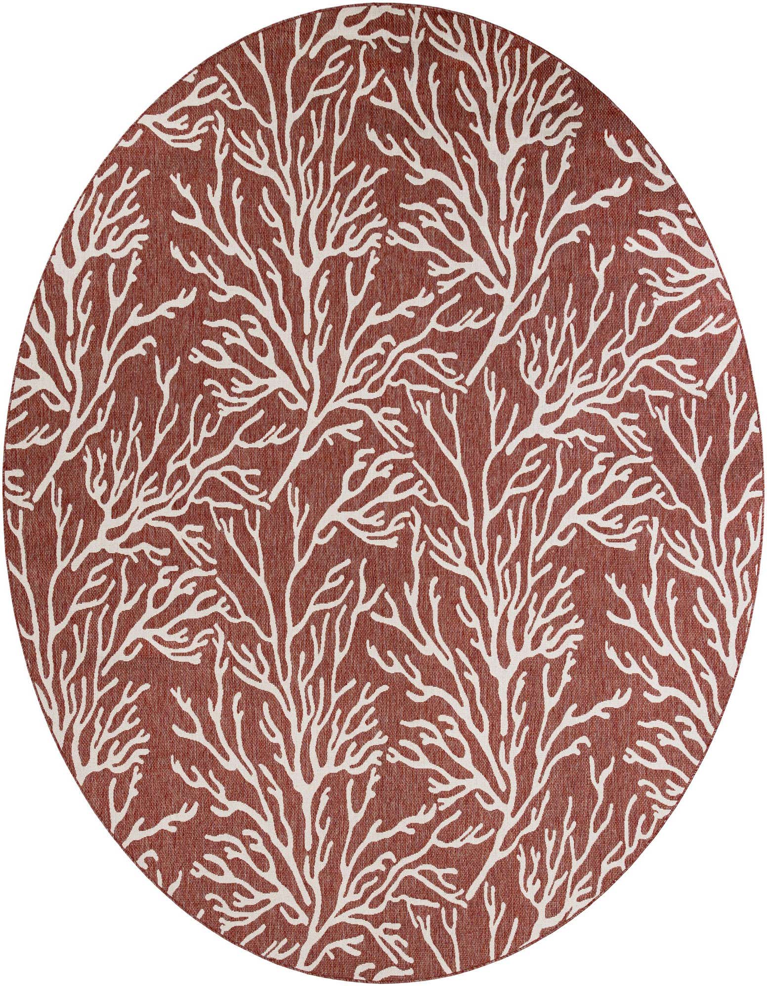 13' x 13' Easy-Clean Coastal Indoor / Outdoor Round Rug