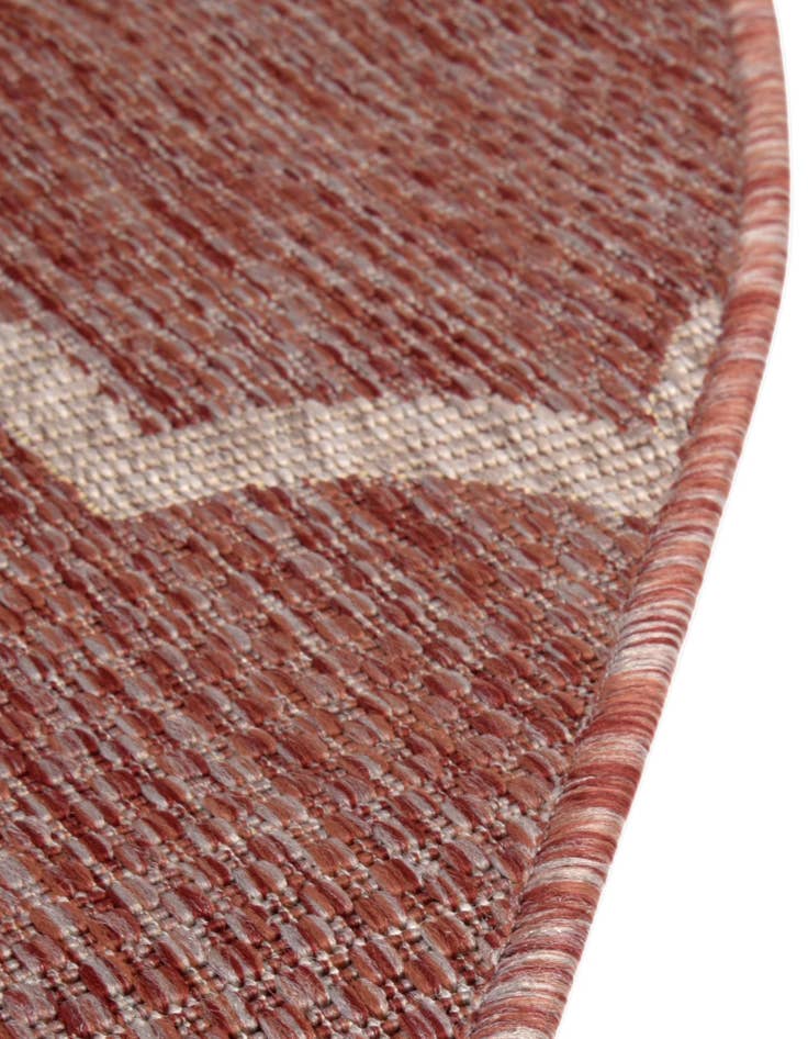 Detail image of 13' x 13' Washable Lattice Indoor / Outdoor Round Rug