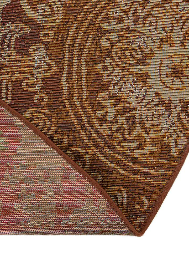 8' x 8' Easy-Clean Modern Indoor / Outdoor Round Rug