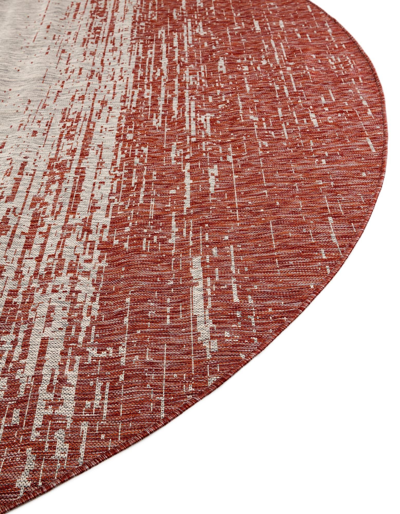 10' 8 x 10' 8 Easy-Clean Modern Indoor / Outdoor Round Rug