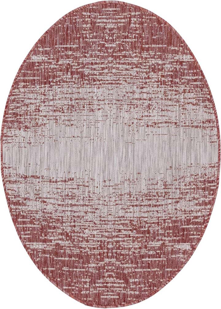 4' x 4' Easy-Clean Modern Indoor / Outdoor Round Rug