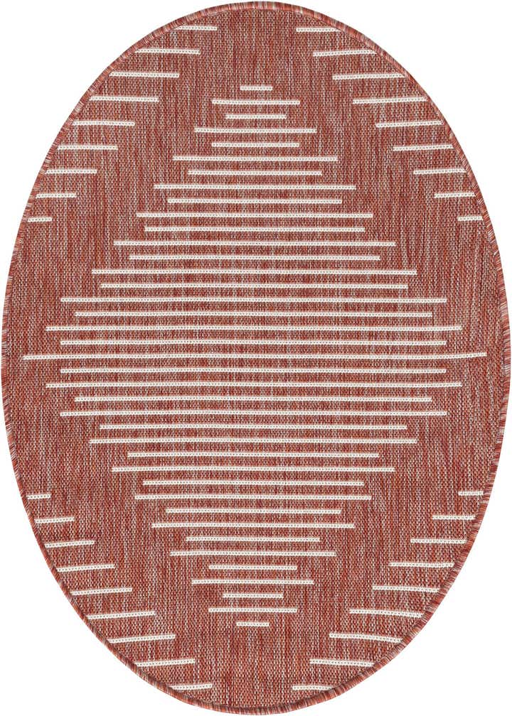 3' x 3' Easy-Clean Modern Indoor / Outdoor Round Rug