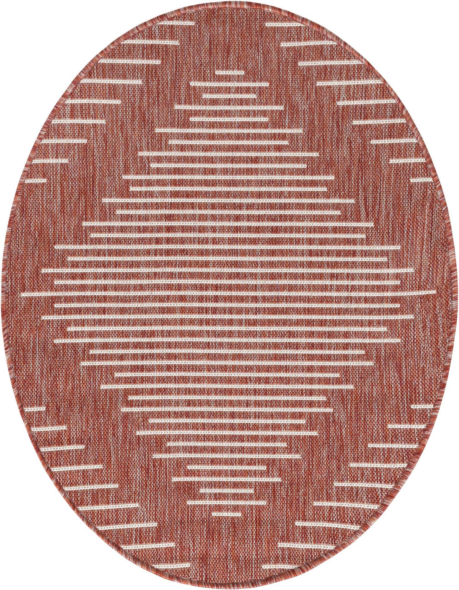 3' x 3' Easy-Clean Modern Indoor / Outdoor Round Rug