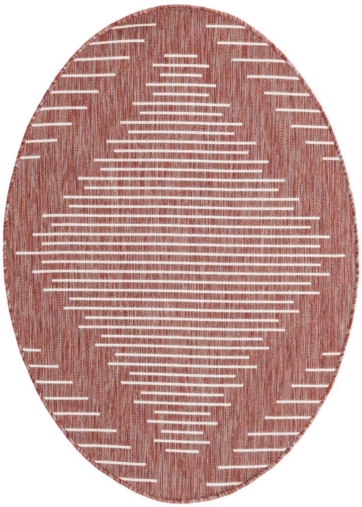 4' x 4' Easy-Clean Modern Indoor / Outdoor Round Rug