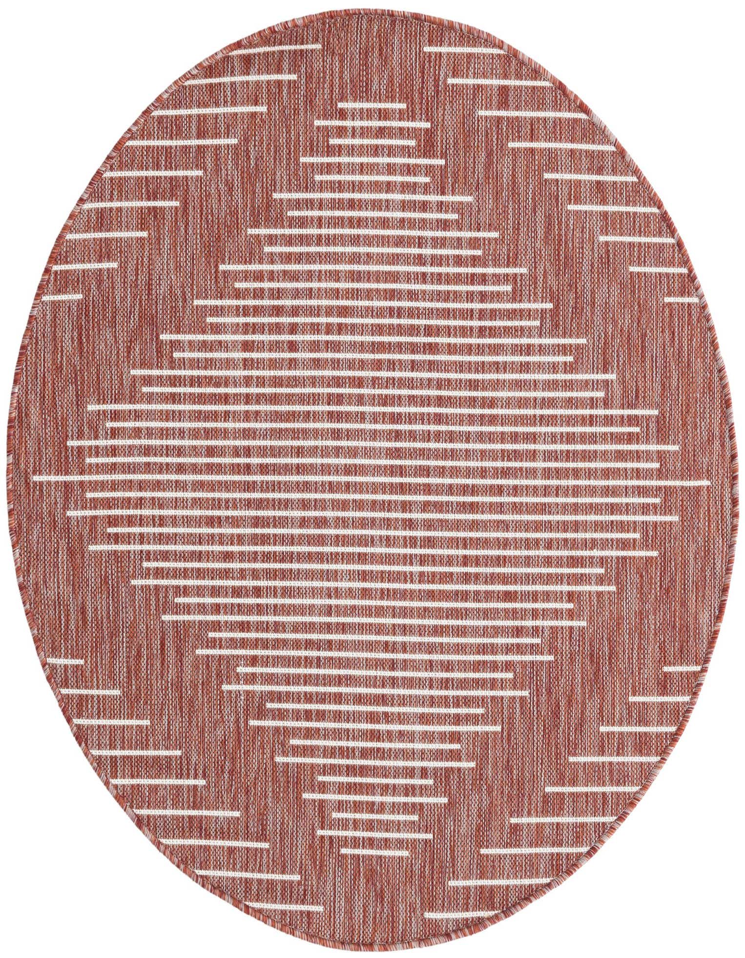 4' x 4' Easy-Clean Modern Indoor / Outdoor Round Rug