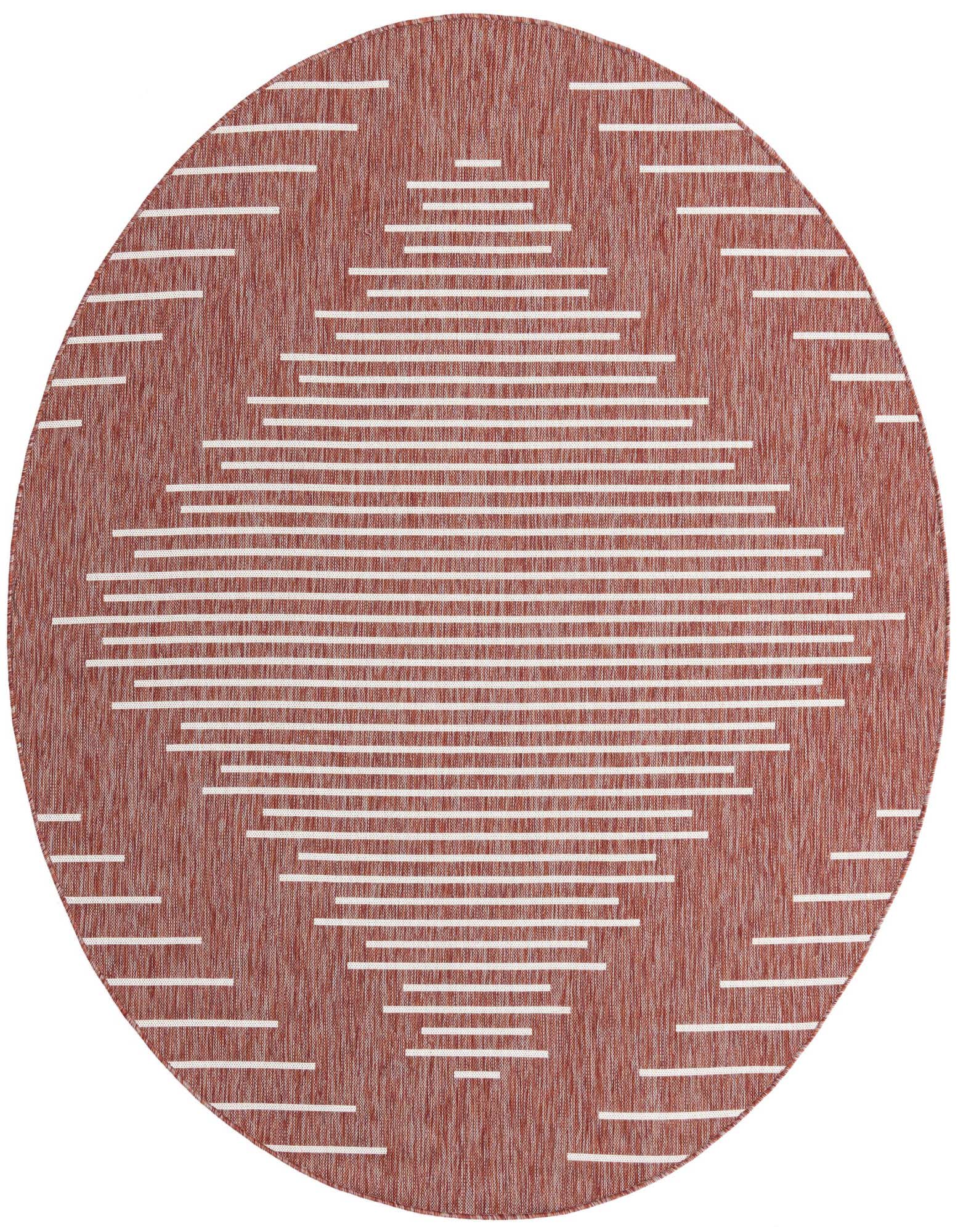 7' 10 x 7' 10 Easy-Clean Modern Indoor / Outdoor Round Rug