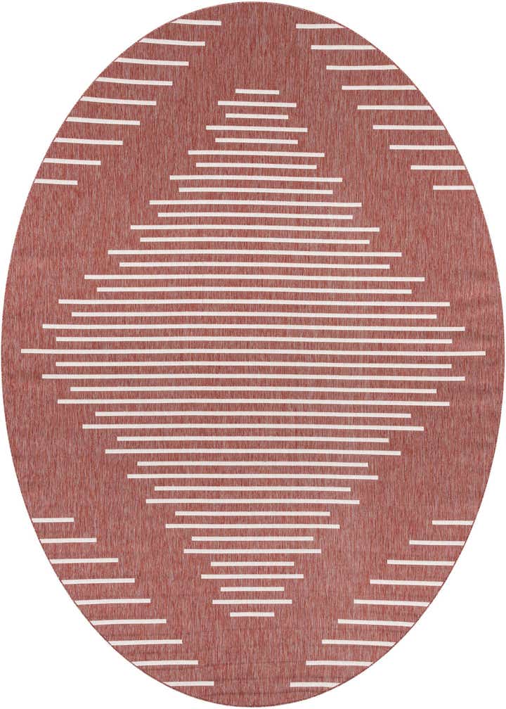 13' x 13' Easy-Clean Modern Indoor / Outdoor Round Rug