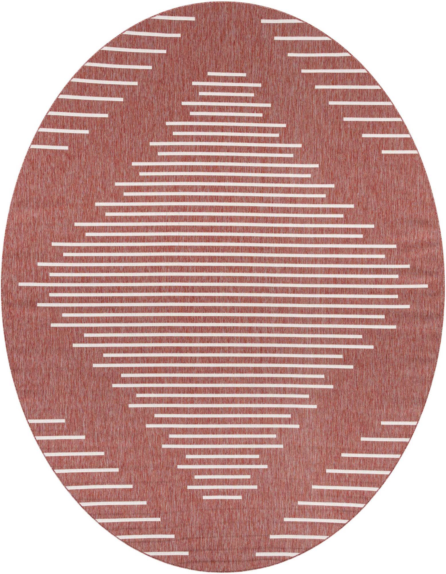 13' x 13' Easy-Clean Modern Indoor / Outdoor Round Rug