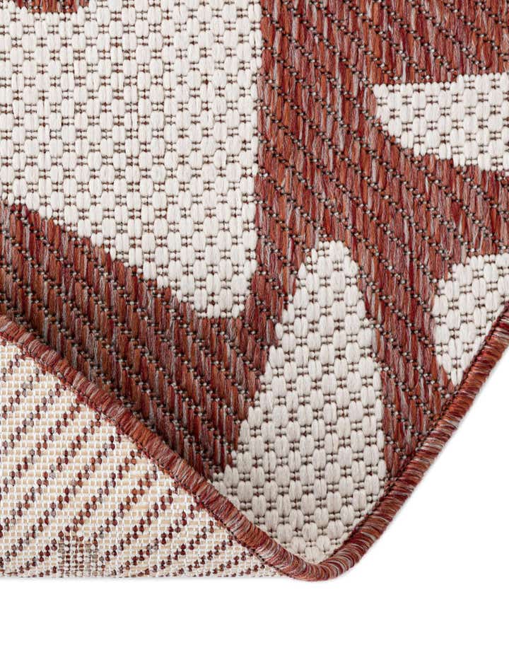 7' 10 x 7' 10 Easy-Clean Modern Indoor / Outdoor Round Rug