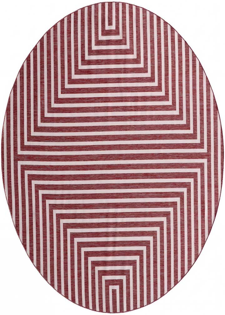 13' x 13' Easy-Clean Modern Indoor / Outdoor Round Rug