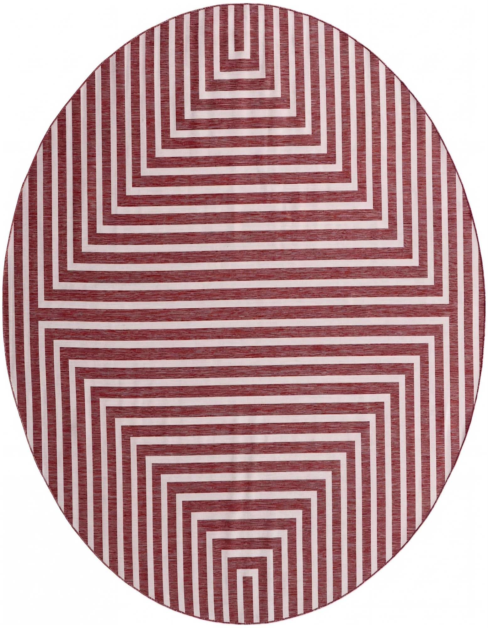 13' x 13' Easy-Clean Modern Indoor / Outdoor Round Rug