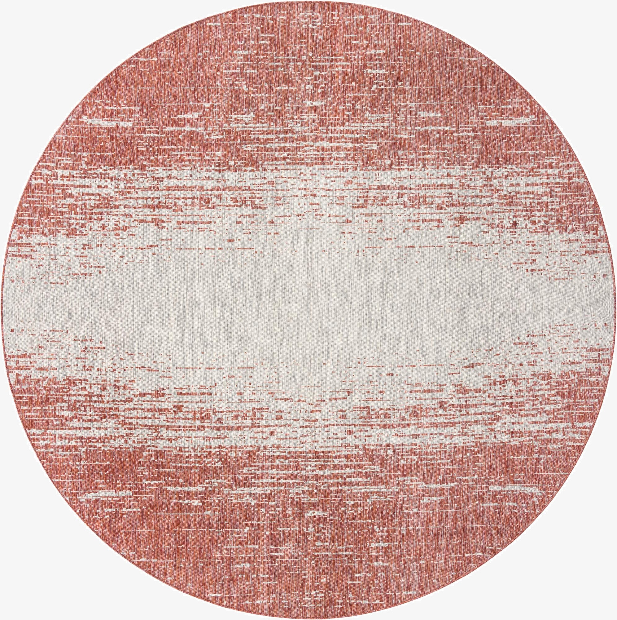 13' x 13'  Washable Modern Indoor / Outdoor Round Rug