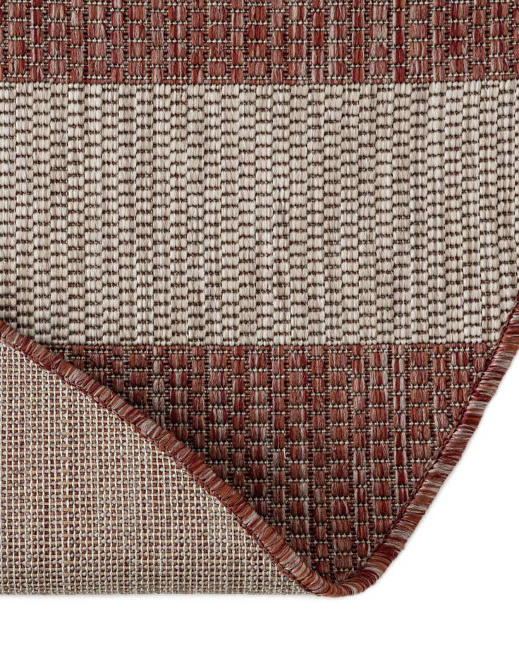 Detail image of 12' x 12' Washable Ribbon Indoor / Outdoor Round Rug