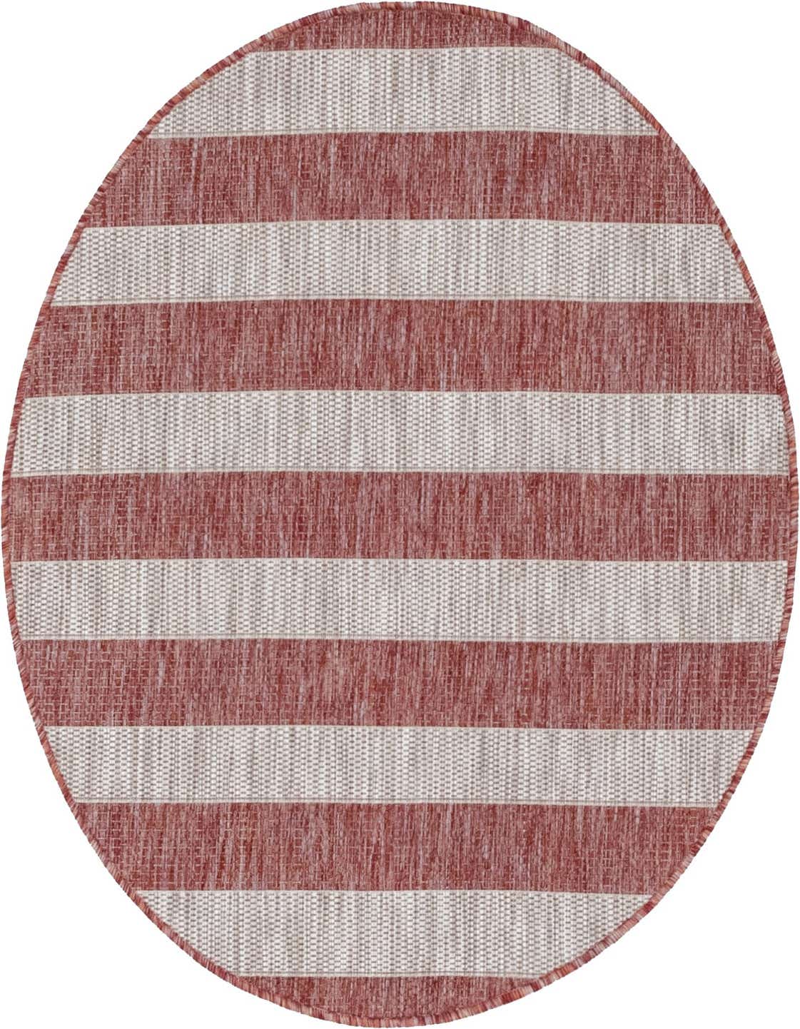 4' x 4' Easy-Clean Ribbon Indoor / Outdoor Round Rug