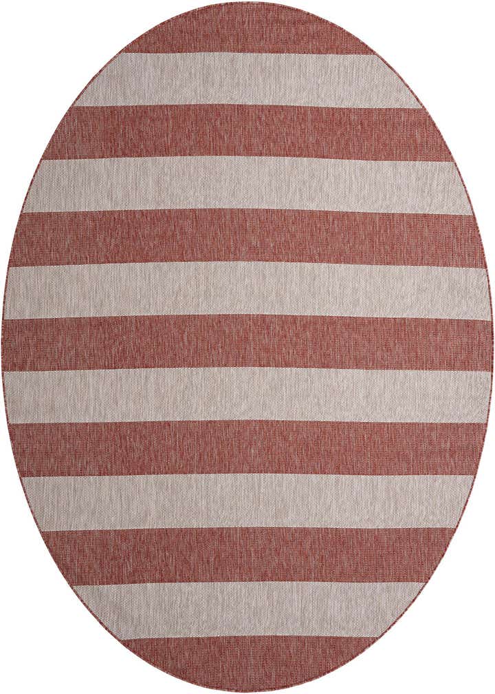 10' x 10' Easy-Clean Ribbon Indoor / Outdoor Round Rug