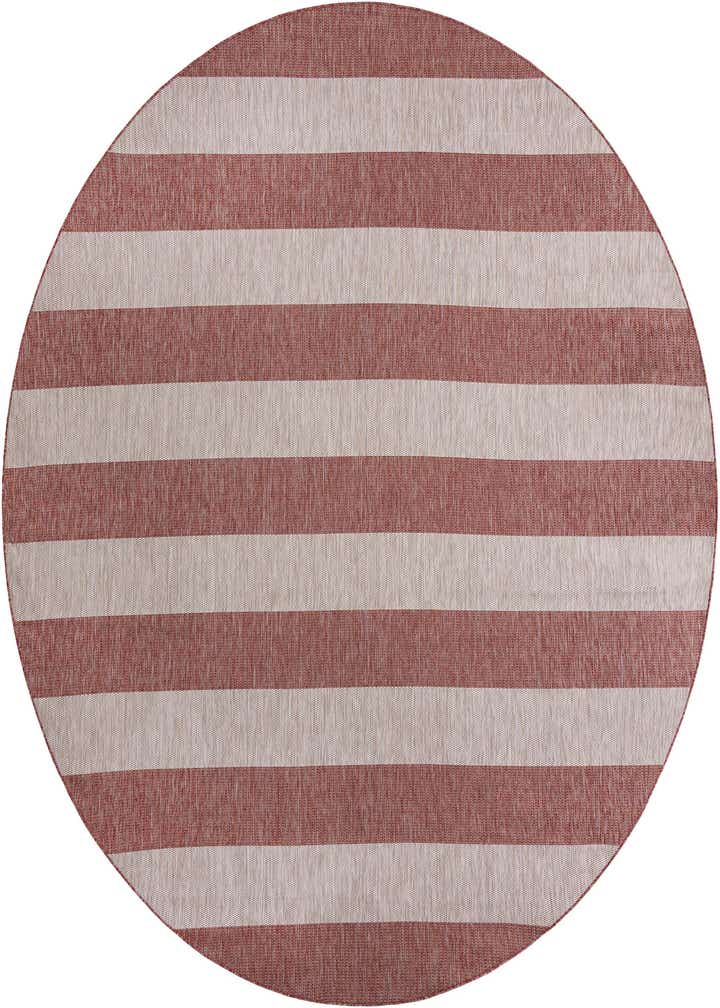 12' x 12' Easy-Clean Ribbon Indoor / Outdoor Round Rug