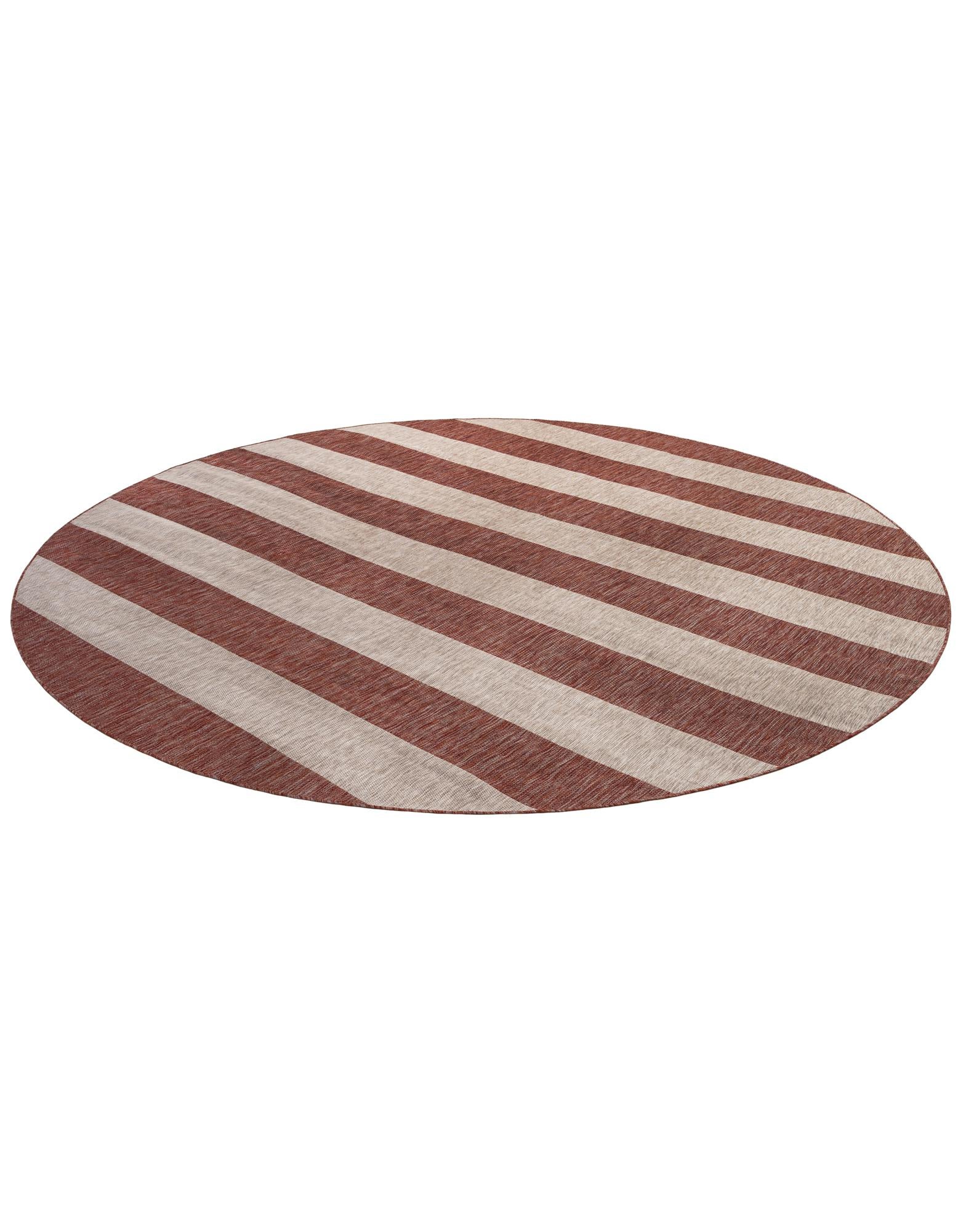 13' x 13' Easy-Clean Ribbon Indoor / Outdoor Round Rug