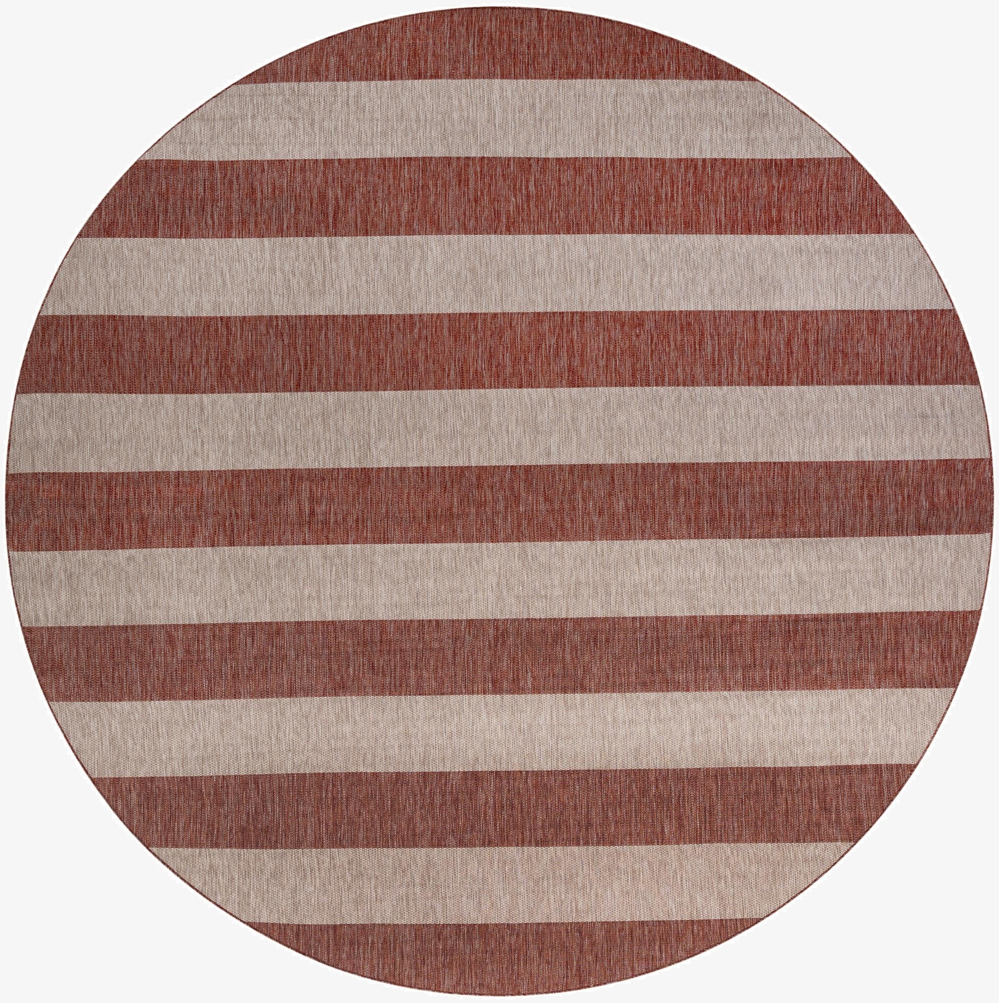 13' x 13' Washable Ribbon Indoor / Outdoor Round Rug