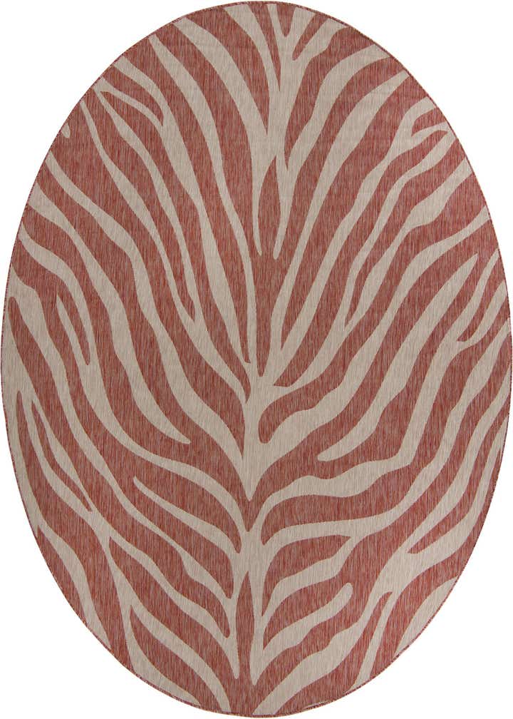10' x 10' Easy-Clean Safari Indoor / Outdoor Round Rug