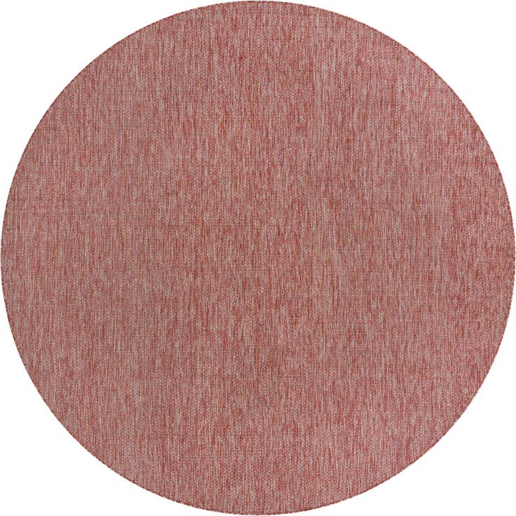 Detail image of 10' 8 x 10' 8 Easy-Clean Solid Indoor / Outdoor Round Rug