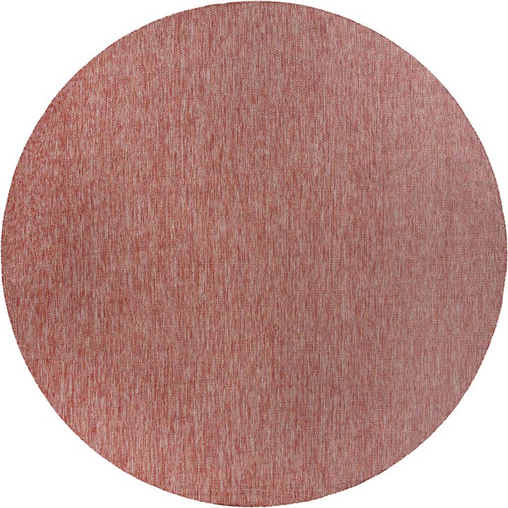 Detail image of 13' x 13' Easy-Clean Solid Indoor / Outdoor Round Rug