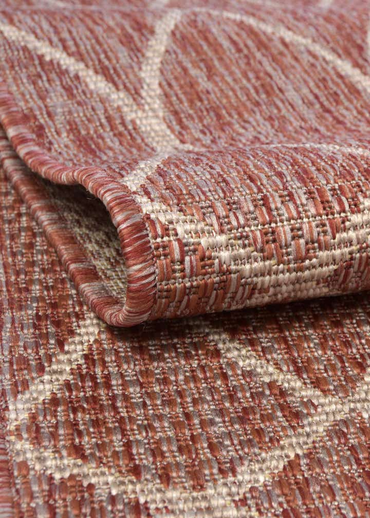 4' x 4' Easy-Clean Trellis Indoor / Outdoor Round Rug