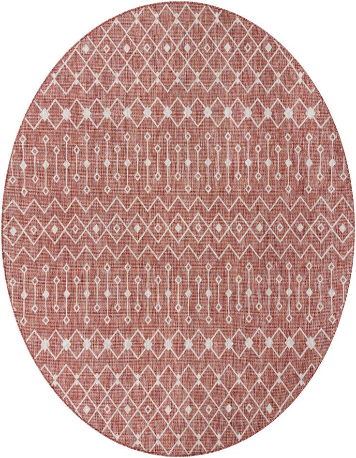 Detail image of 10' 8 x 10' 8 Easy-Clean Trellis Indoor / Outdoor Round Rug