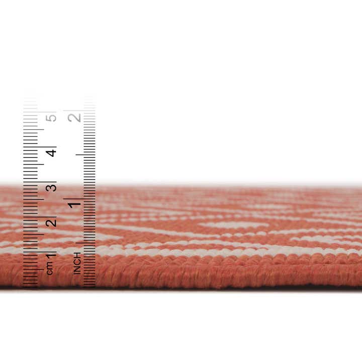 4' x 4' Easy-Clean Trellis Indoor / Outdoor Round Rug