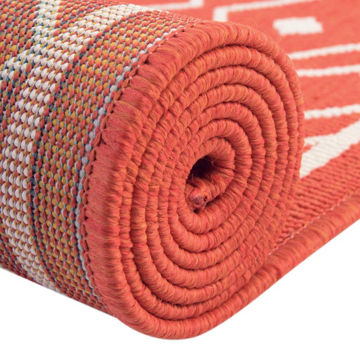 Detail image of 4' x 4' Easy-Clean Trellis Indoor / Outdoor Round Rug