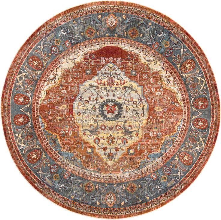 Detail image of 7' x 7' Santiago Round Rug