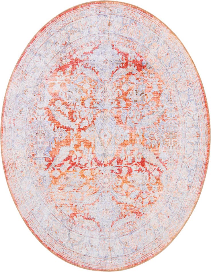 Detail image of 3' 6 x 3' 6 Washable Timeless Round Rug