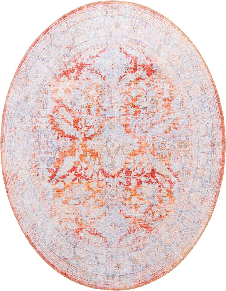 Detail image of 5' x 5' Washable Timeless Round Rug