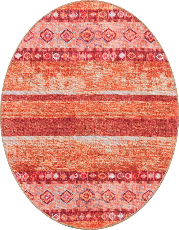 Detail image of 3' 6 x 3' 6 Washable Timeless Round Rug