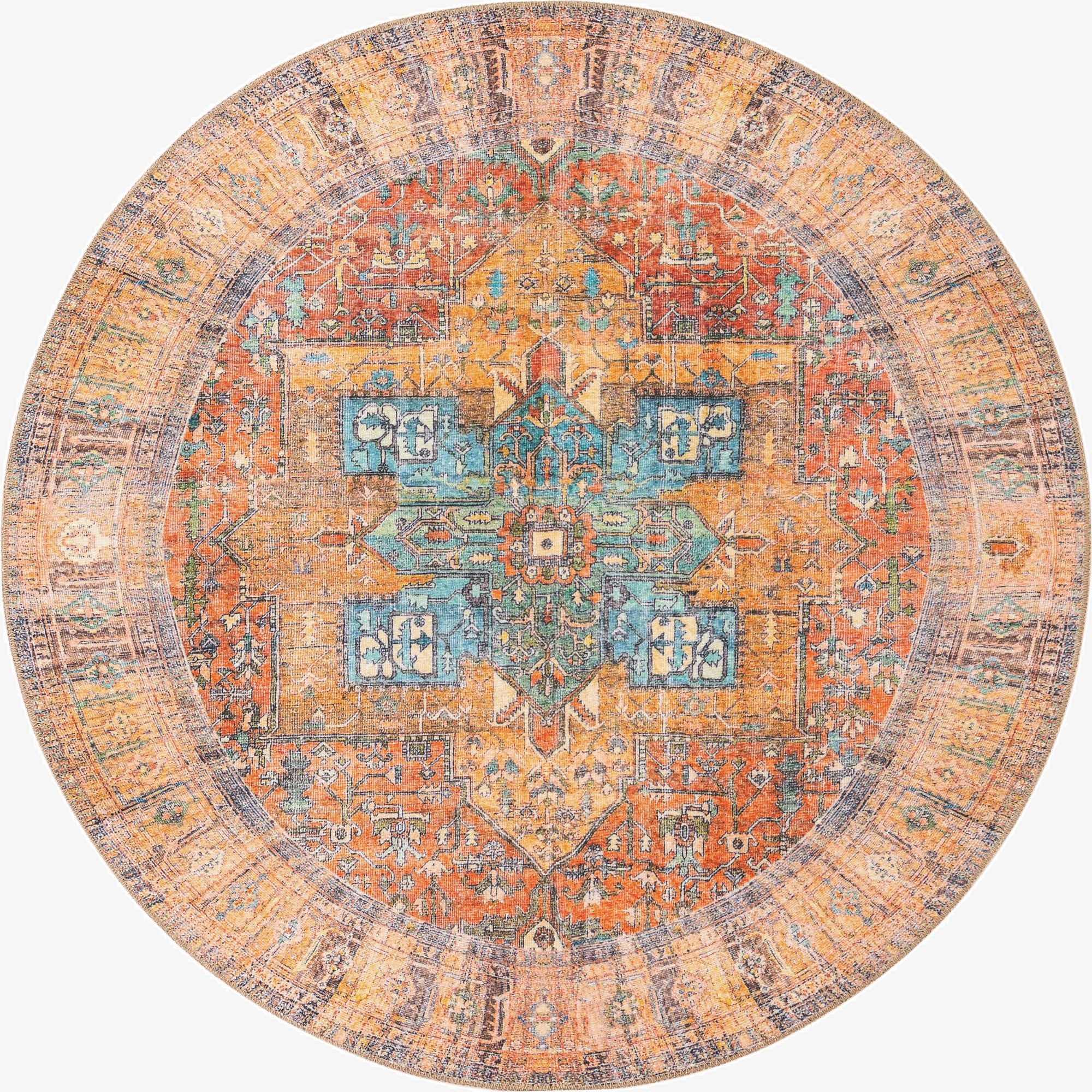 Primary image 107cm x 107cm Timeless Round Rug
