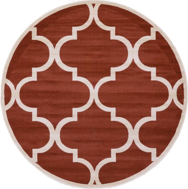 Detail image of 8' x 8' Trellis Round Rug