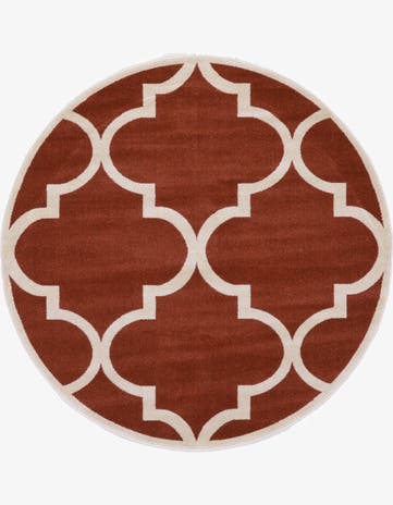 6' x 6' Trellis Round Rug