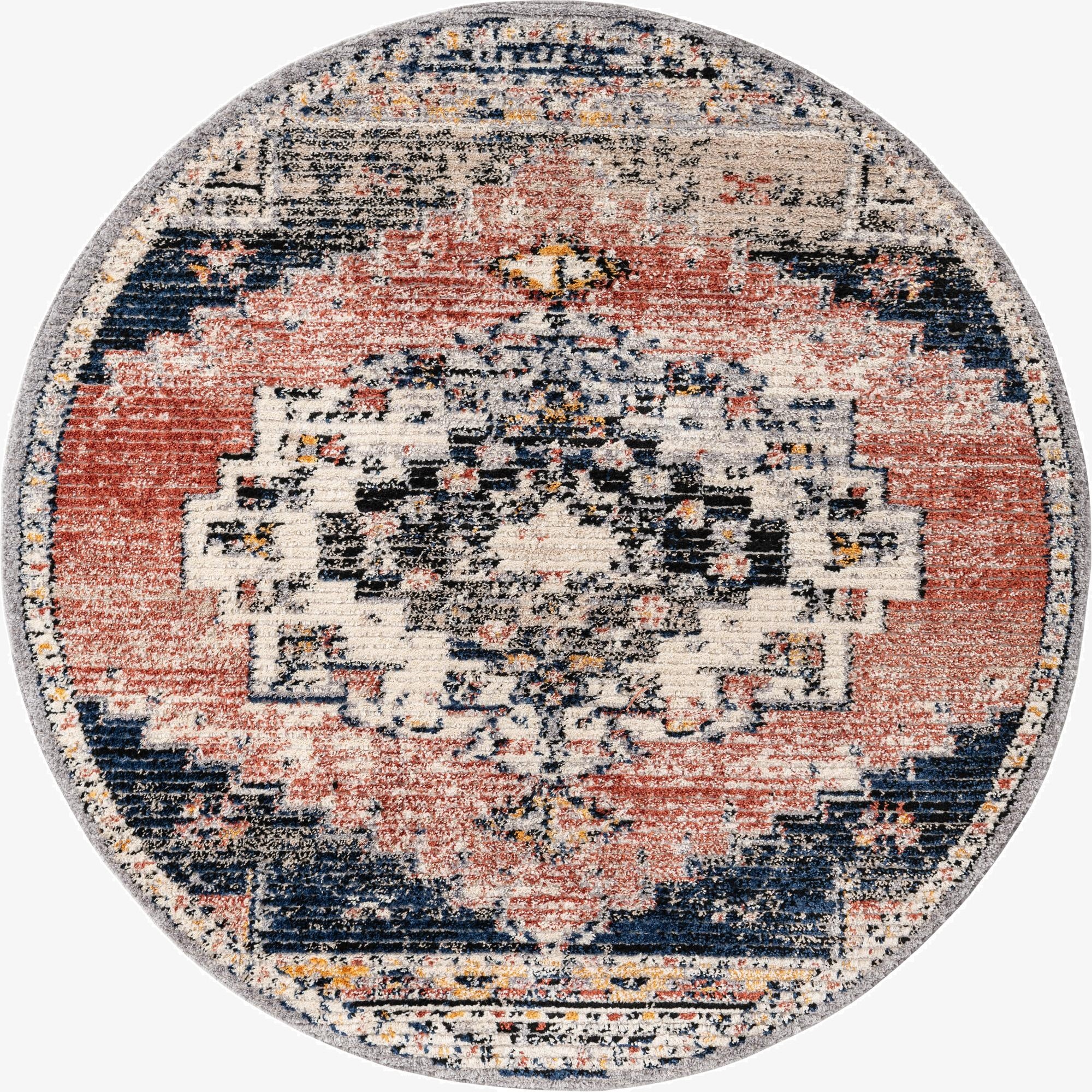 7' x 7' Tucson Round Rug