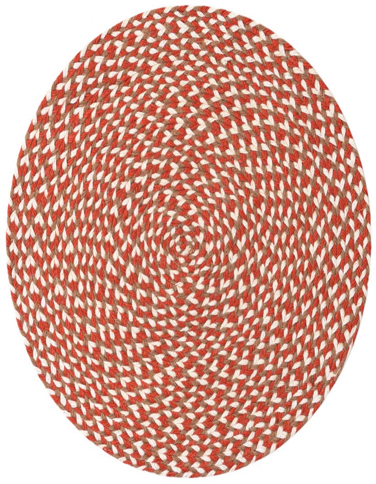 Detail image of 2' x 2'  Hand Tweed Braided Jute Round Rug