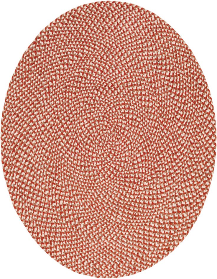 Detail image of 3' 1 x 3' 1  Hand Tweed Braided Jute Round Rug